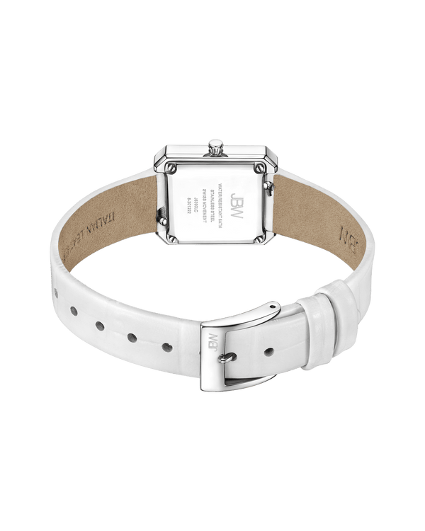 Jbw Arc Leather J6390lc Stainless Steel Diamond Watch