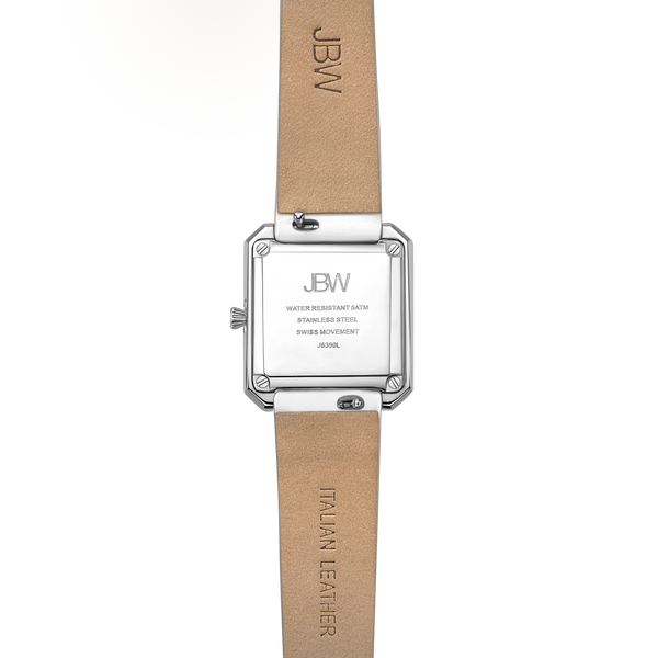 Jbw Arc Leather J6390lc Stainless Steel Diamond Watch