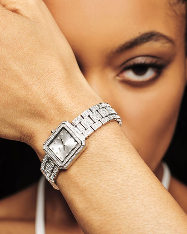 Jbw Arc Single J6390b Stainless Steel Diamond Watch