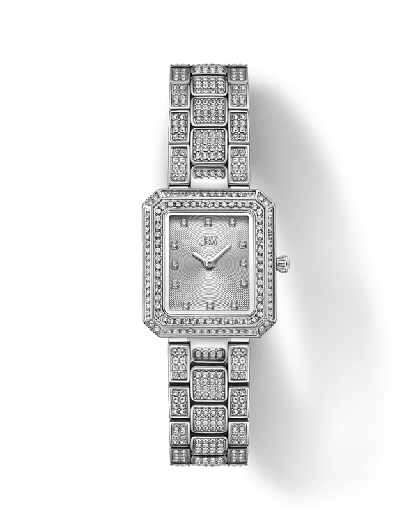 jbw arc single j6390b stainless steel diamond watch