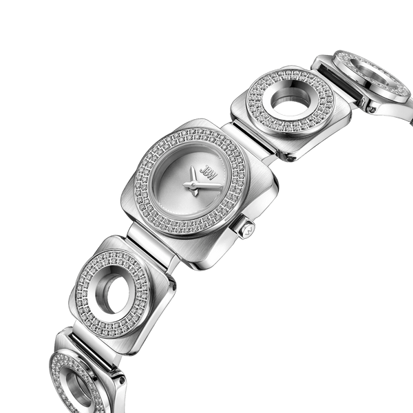 Jbw Chasm J6399b Unisex Stainless Steel Diamond Watch