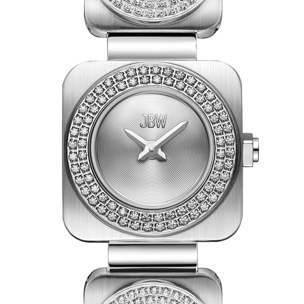Jbw Chasm J6399b Unisex Stainless Steel Diamond Watch