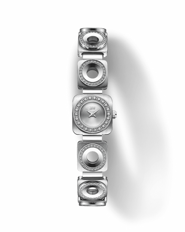 jbw chasm petite j6401b unisex stainless steel diamond watch