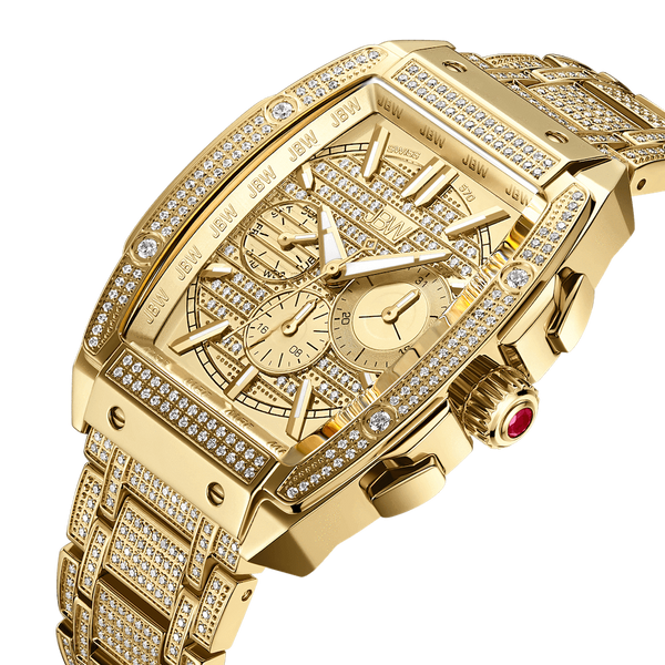 Jbw Platinum Series Echelon Ps570a Gold 570 Diamond Watch