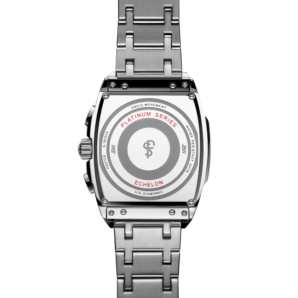 Jbw Platinum Series Echelon Ps570b Stainless Steel 570 Diamond Watch