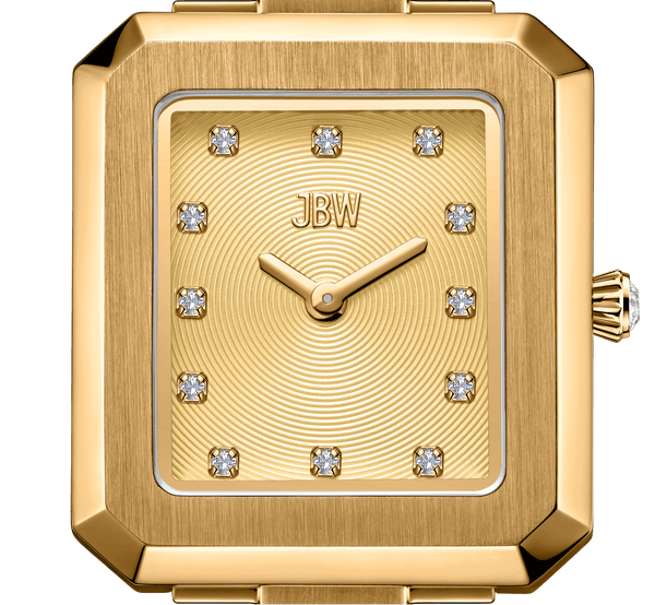 Jbw Arc Double J6390h Gold Diamond Watch