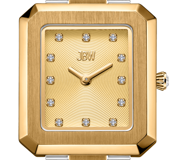 Jbw Arc Double J6390k Two Tone Diamond Watch