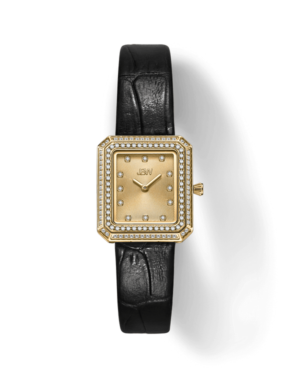 jbw arc leather j6390la gold diamond watch