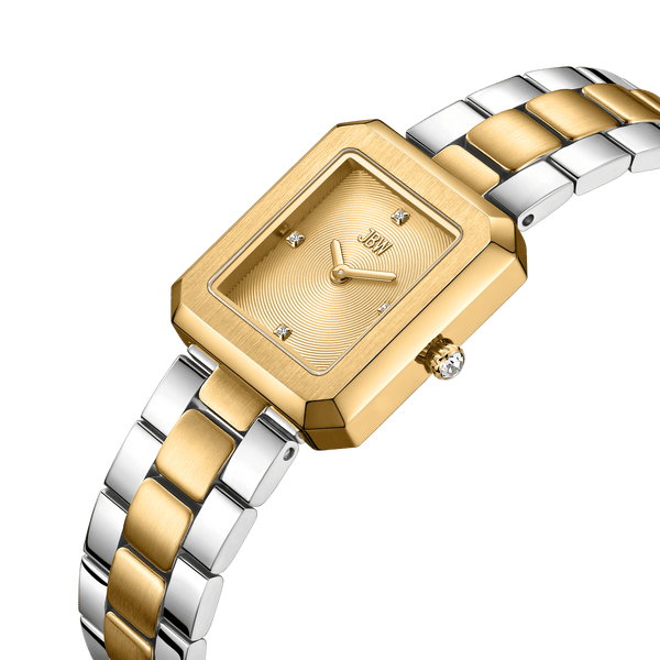 Jbw Arc Single J6390f Two Tone Diamond Watch