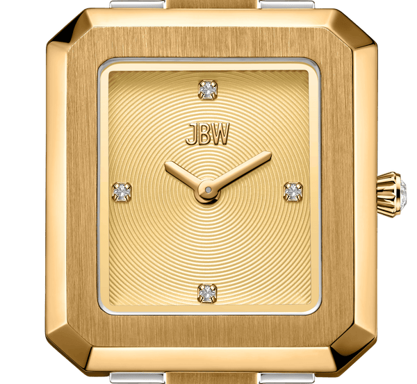 Jbw Arc Single J6390f Two Tone Diamond Watch