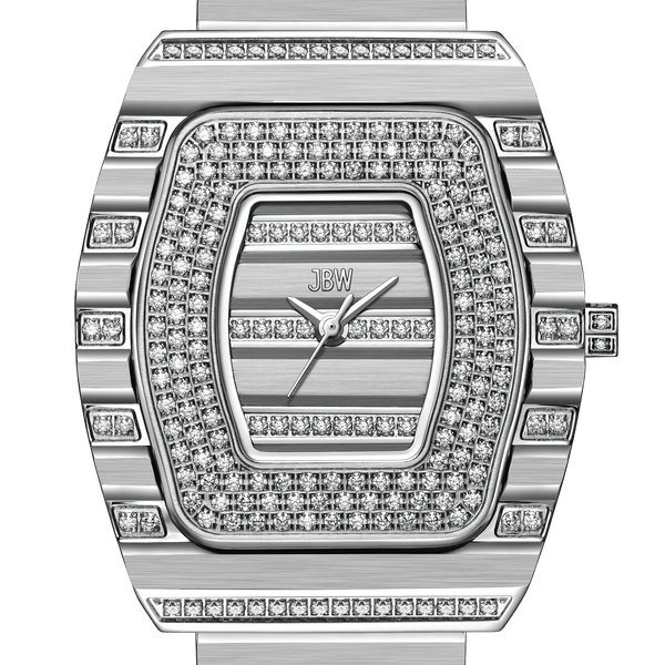 Jbw Atlas J6404b Stainless Steel Diamond Watch