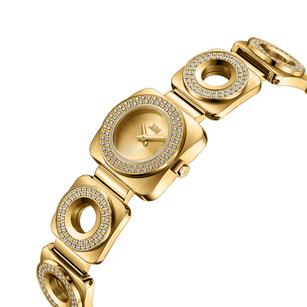 Jbw Chasm J6399a Unisex Gold Diamond Watch