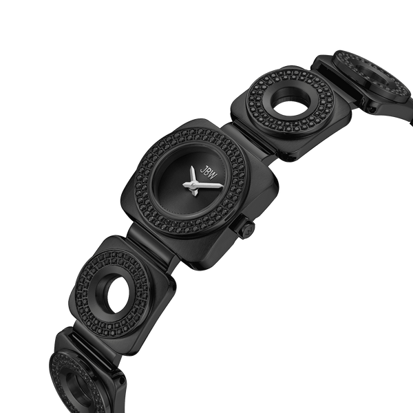 Jbw Chasm J6399c Unisex Black Diamond Watch