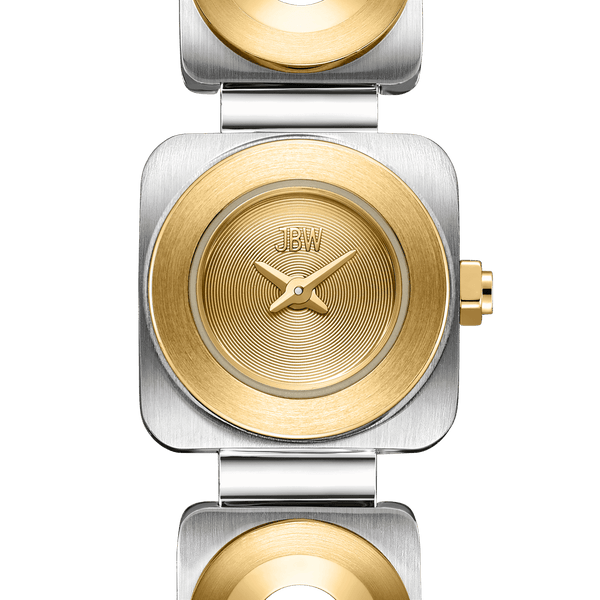 Jbw Chasm Petite J6400c Unisex Two Tone Watch