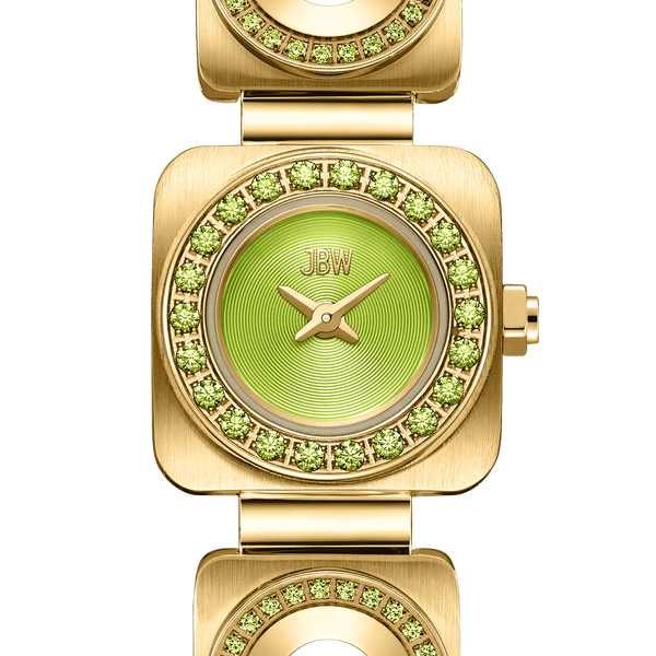 Jbw Chasm Petite J6401d Unisex Gold Diamond Watch