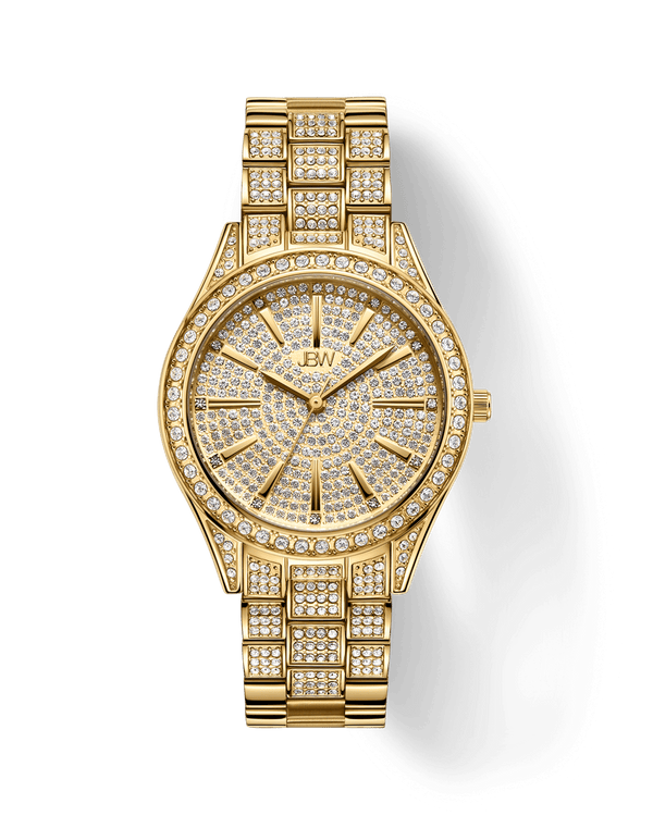 jbw cristal 34 j6383a gold diamond watch