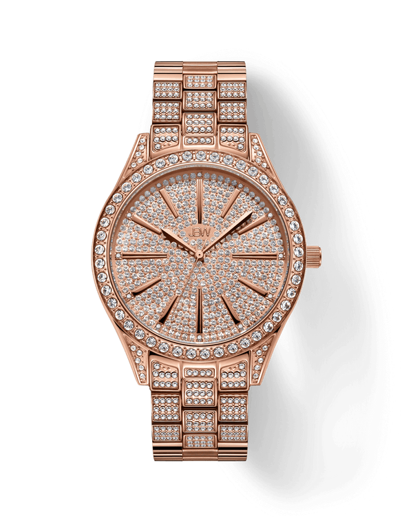 jbw cristal j6346b rose gold diamond watch