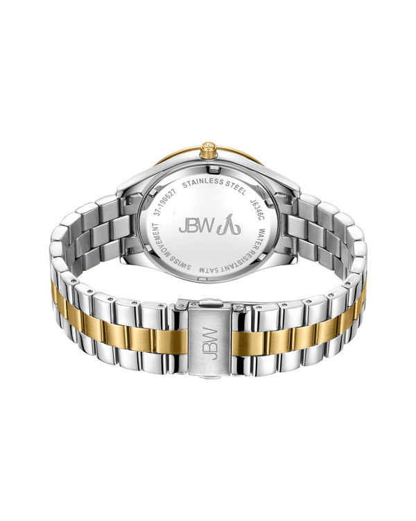 Jbw Cristal J6346d Two Tone Gold Diamond Watch