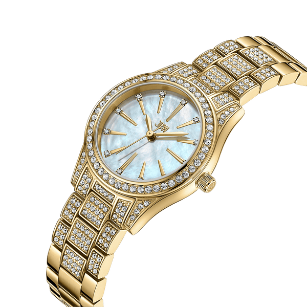 Jbw Cristal Spectra J6392a Gold Diamond Watch