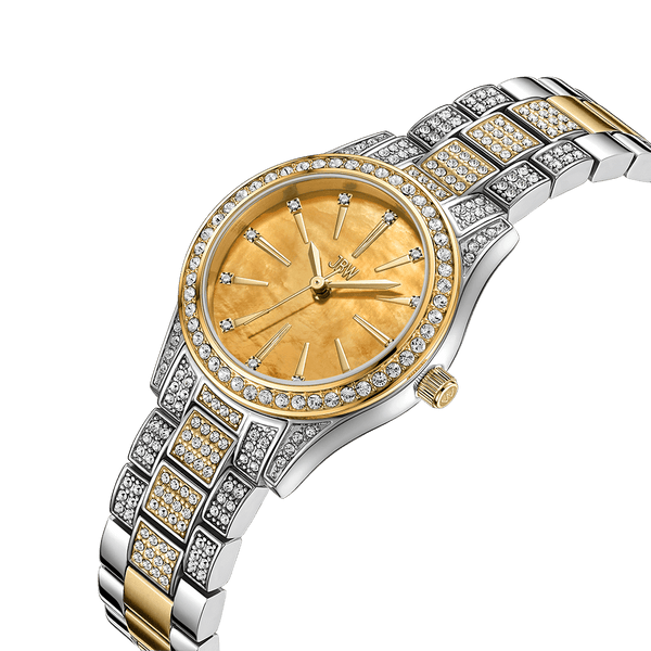 Jbw Cristal Spectra J6392c Two Tone Diamond Watch