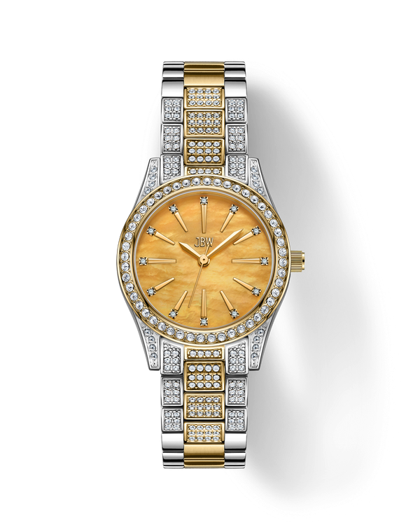 jbw cristal spectra j6392c two tone diamond watch