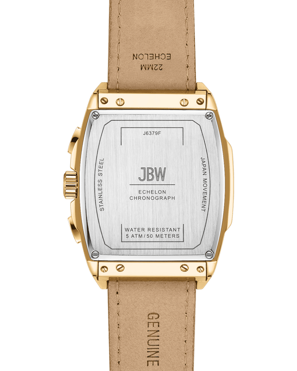 Jbw Echelon J6379f Gold Diamond Watch