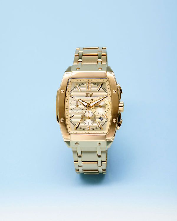 Jbw Echelon J6409a Gold Diamond Watch