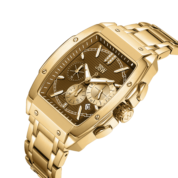 Jbw Echelon J6409c Gold Diamond Watch