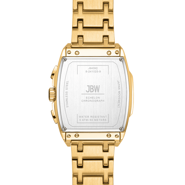 Jbw Echelon J6409c Gold Diamond Watch