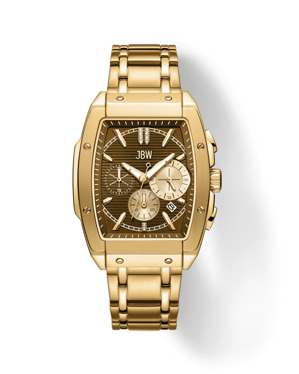 jbw echelon j6409c gold diamond watch