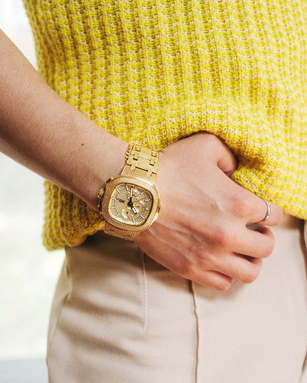 Jbw Heist J6380a Gold Diamond Watch