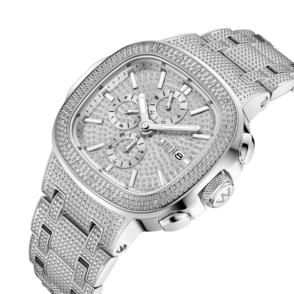 Jbw Heist J6380d Stainless Steel Diamond Watch