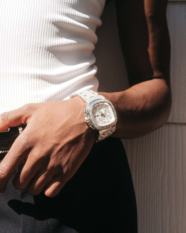 Jbw Heist J6380d Stainless Steel Diamond Watch