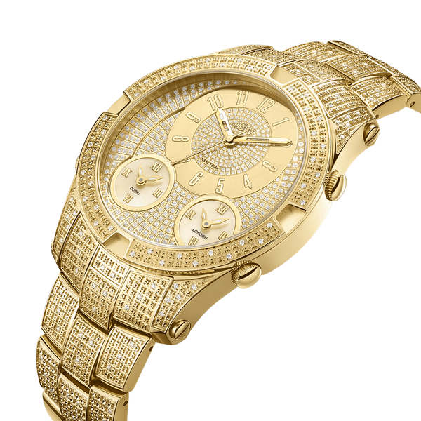 Jbw Jet Setter Iii J6348a Gold Diamond Watch