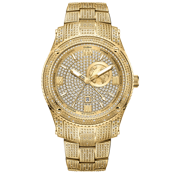 jbw jetsetter gmt j6370a gold diamond watch