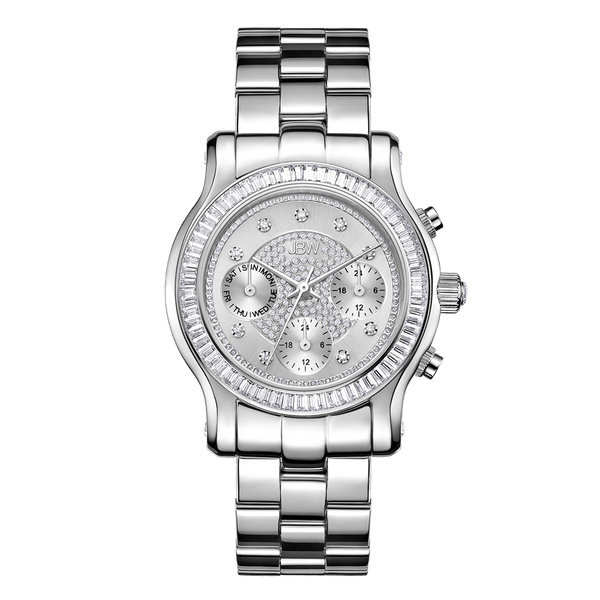 jbw laurel j6330b stainless steel diamond watch