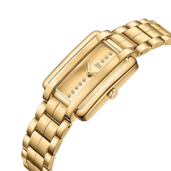 Jbw Mink Petite J6395a Gold Diamond Watch