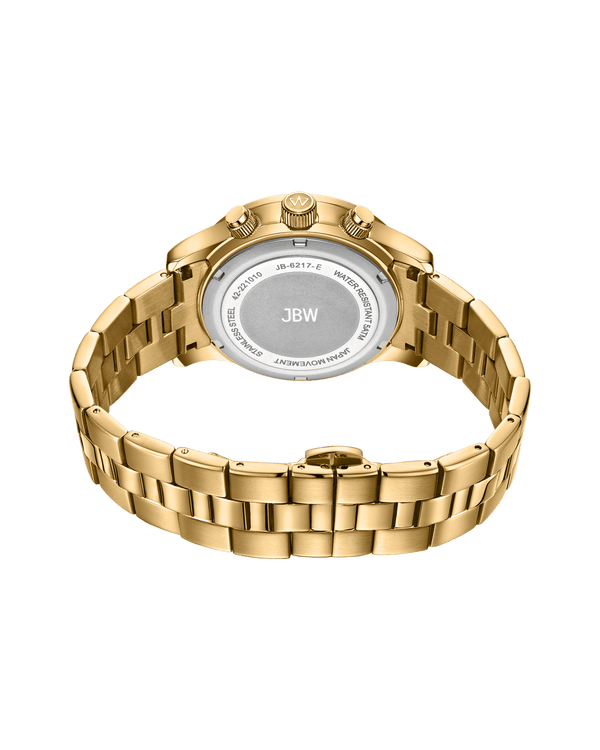 Jbw Muse Jb 6217 E Gold Gold Diamond Watch