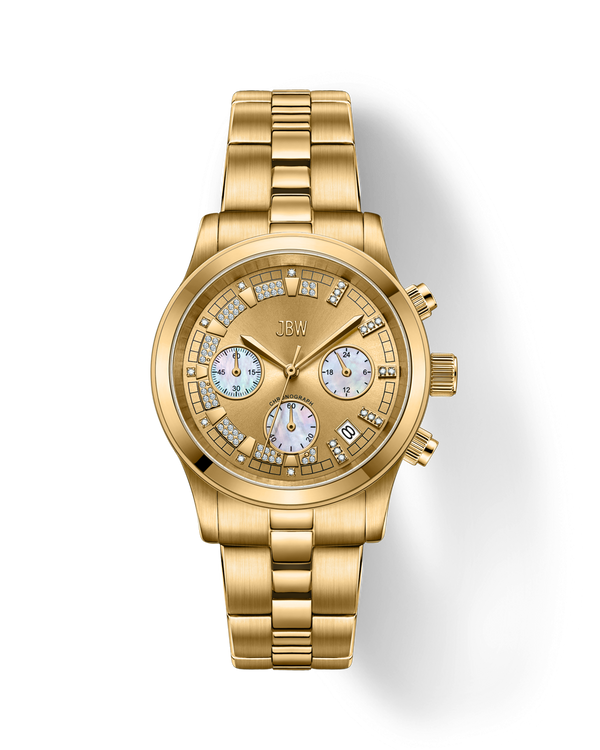 jbw muse jb 6217 e gold gold diamond watch