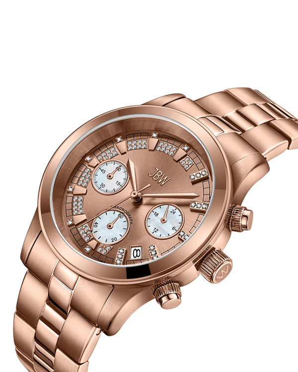 Jbw Muse Jb 6217 L Rosegold Rosegold Diamond Watch