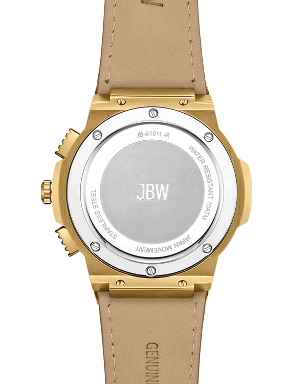 Jbw Saxon Jb 6101l R Gold Diamond Watch