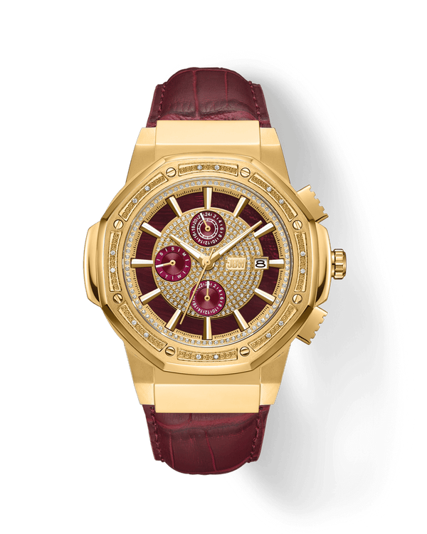 jbw saxon jb 6101l r gold diamond watch