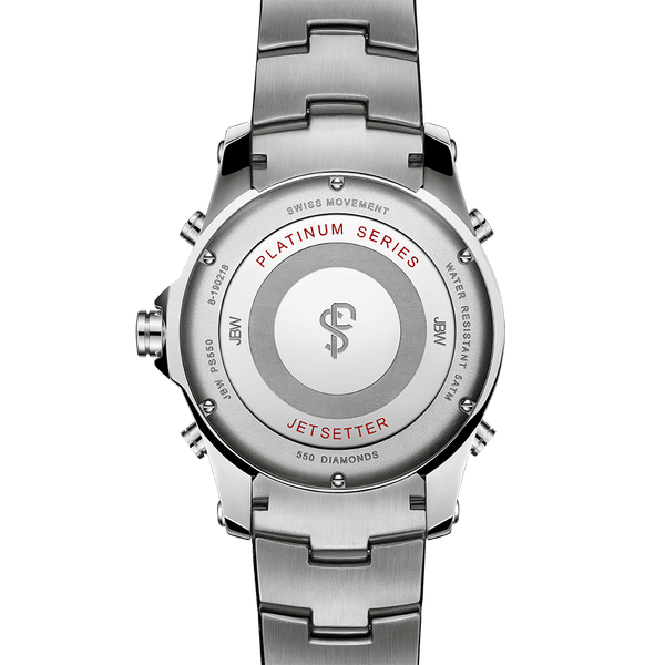 Jbw Platinum Series Jetsetter Ps550b Stainless Steel 550 Diamond Watch