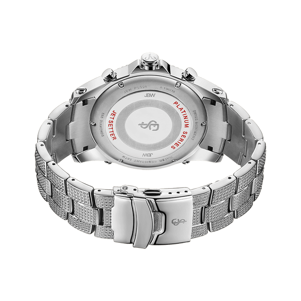 Jbw Platinum Series Jetsetter Ps550b Stainless Steel 550 Diamond Watch