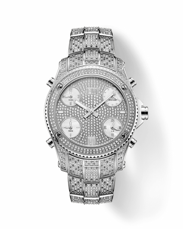 jbw platinum series jetsetter ps550b stainless steel 550 diamond watch