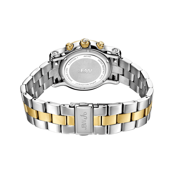 Jbw Laurel J6330f Two Two Gold Plated Stainless Steel Diamond Watch