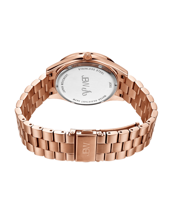 Jbw Mondrian J6303c Rosegold Rosegold Diamond Watch