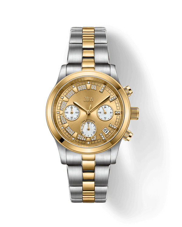 jbw muse jb 6217 c two tone stainless steel gold two tone stainless steel gold diamond watch