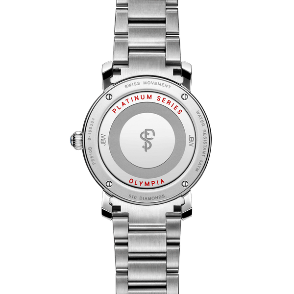 Jbw Platinum Series Olympia Ps510b Stainless Steel 510 Diamond Watch