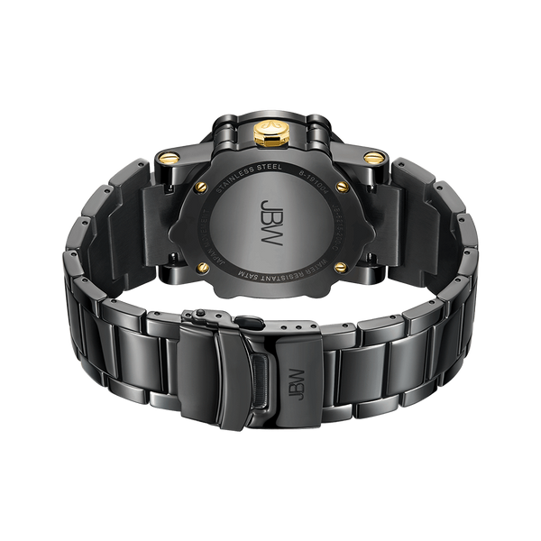 Jbw Phantom Metal Jb 6215 200 C Mens Black Diamond Watch